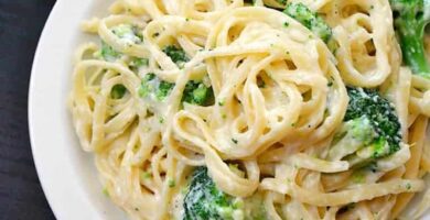 recetas de pasta con brocoli y crema